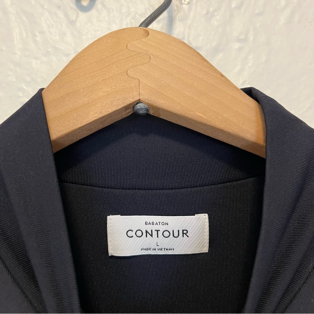 Babaton Aritzia Contour Dress Black Mock High Neck Large L - Picture 4 of 8